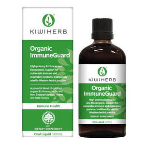 Products: kiwiherb organic immuneguard 100ml (Exp 18/9/26)