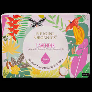 Personal Care: Niugini Organics Soap Lavender 100g