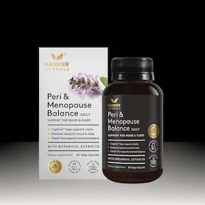 Natural Herbal Supplements: HARKER HERBALS DD PERI & MENOPAUSE BALANCE 60 VEG CAPS