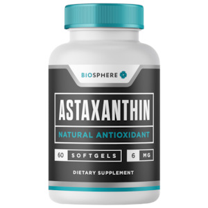 Natural Herbal Supplements: BIOSPHERE ASTAXANTHIN 6MG 60 SOFTGEL