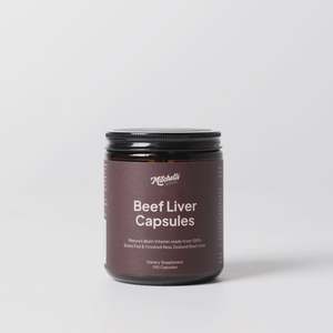 Natural Herbal Supplements: MITCHELLS BEEF LIVER CAPSULES 150 CAPS