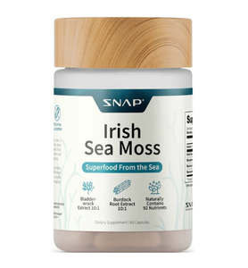 Natural Herbal Supplements: Snap Irish Sea Moss 60 caps