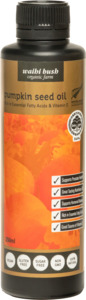 Natural Herbal Supplements: Waihi Bush Pumpkin Seed Oil Organic 250ml