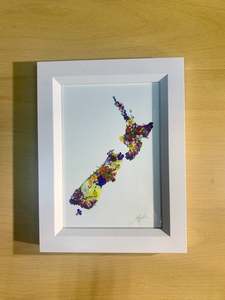 Frontpage: 13cmx18cm framed print  - New Zealand