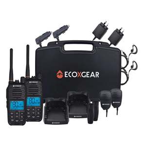 Uhf: ECOXGEAR ECOXTALK 5.0W MAX Output Power EXG500-2PK UHF CB Handheld Radios Delux Pack