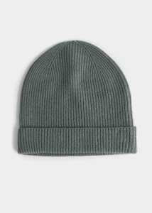 Cashmere Rib Beanie