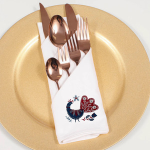Products: Scandinavian Embroidered Napkins – Premium 100% Cotton - Wear&EM Limited