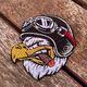 Eagle Face Embroidered Iron-On Patch – Biker Style Jacket Patch - Wear&EM Limited