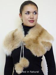 Fashion catalogue: Alpaca fleece czarina wrap