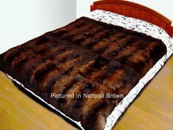 Possum Fur Full Bed Throws: Possum fur full bed throw - double
