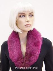 Fashion catalogue: Possum fur shawl collar