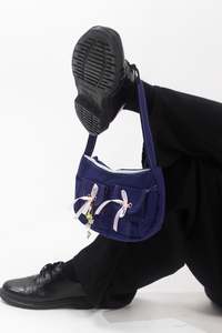 Cobalt Bow Handbag
