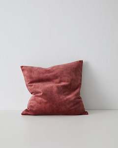 Ava Velvet Cushion: Ava Madder