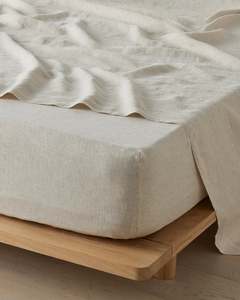 All: Sova Fitted Sheet Savanna Pinstripe