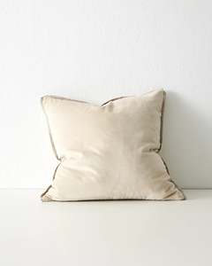 Francesca Luxurious Velvet Cushions: Francesca Salt