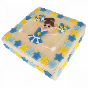 Products: Cheerleading Cake Kit - Girls Birthday Cake Recipe Kit Cheer