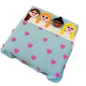 Products: Slumber Party BFF Birthday Cake DIY Kit Cake 2 The Rescue