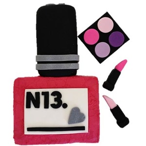 Products: Makeup DIY Cake Kit Girl Tween or Teen Birthday Cake Ideas