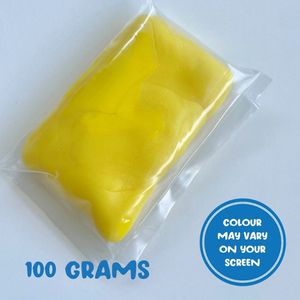 Products: Yellow Fondant Icing 100g Ready to Roll Icing Great Taste