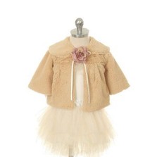 Infants Extra Soft Fur Half Coat