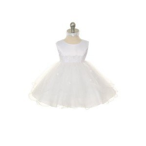 LACE & BEADS TRIM DRESS