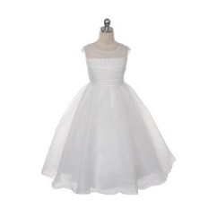 Pearl Trim Satin Dress