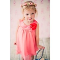 Chiffon A-line Dress