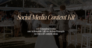 Products: Social Media Content Kit Wedding Training Hub