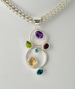 Products: Multi-Gemstone Necklace weebleworksjase