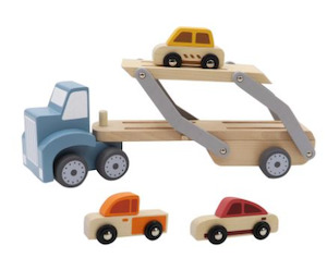 Toy: Wooden Vehicle Transporter