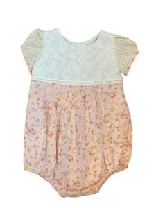 Arthur Avenue peach Rose Collar Playsuit