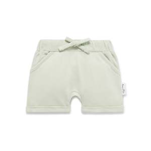 Child 2 8: Aster & Oak Sage Chambray Shorts