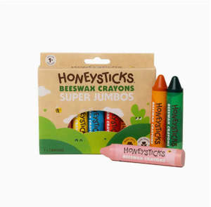 Schooltime: Honeysticks Super Jumbo Beeswax Crayons