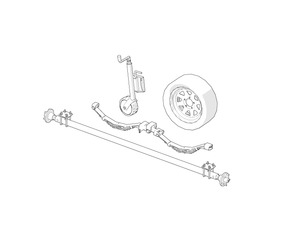 Products: Trailer Parts - Tandem Axle - Wee Make Change