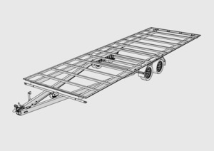 Products: Tiny House Trailer Plans - Dee 7.8 x 2.4 - Wee Make Change