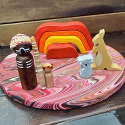 Cultural Resources: Uluru stacker and Pilbara sandscape set