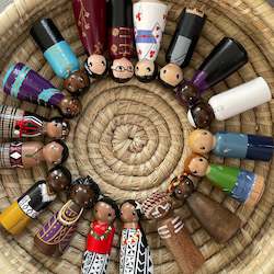 Cultural Resources: 16 and 18 piece mixed cultural peg set