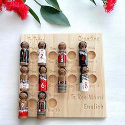 Te Tatau board and peg set