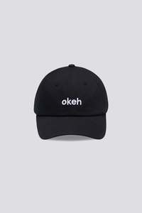 Okeh Caps: Okeh™ Dad Cap (Unstructured) - Black