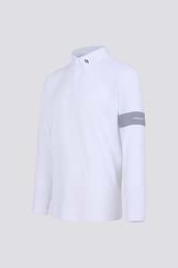 THE ASIAN LONG SLEEVE POLO - TOUR WHITE