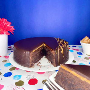 Products: Caramel Chocolate Mud Cake