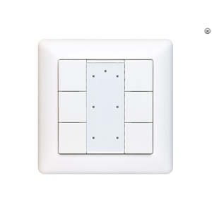 Dali2 1: Sunricher DALI2 Wall Panel, 6 Buttons, White