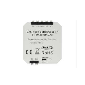 Sunricher Push Button to DALI2 Signal Converter, upto 4 Buttons