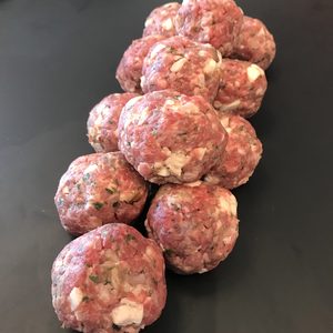Products: AngusPure Beef and Bacon Meatballs 12 approx 600g