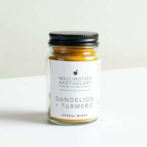 Medicinal Food: Dandelion + Turmeric Herbal Mixer