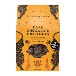 Salted Caramel Dark Chocolate Hazelnuts