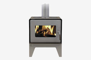 Wood Burner: Woodsman Flare Metallic Brown Leg Wood Burner