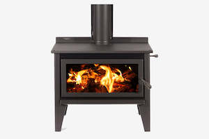 Metro: Metro LTD Mega Rad Wood Burner - Optn - WET