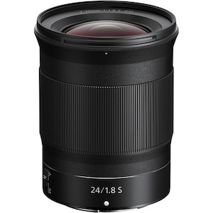 Lenses: Nikon Nikkor-z 24mm F/1.8 S Lens