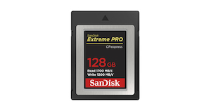 Products: SanDisk 128GB Extreme PRO CFexpress Card Type B